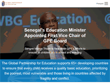 Tablet Screenshot of globalpartnership.org
